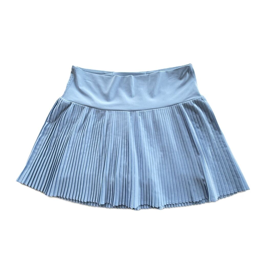 JoyLab Women's Skort Large Light Blue Built-In Shorts Pleated Activewear Tennis